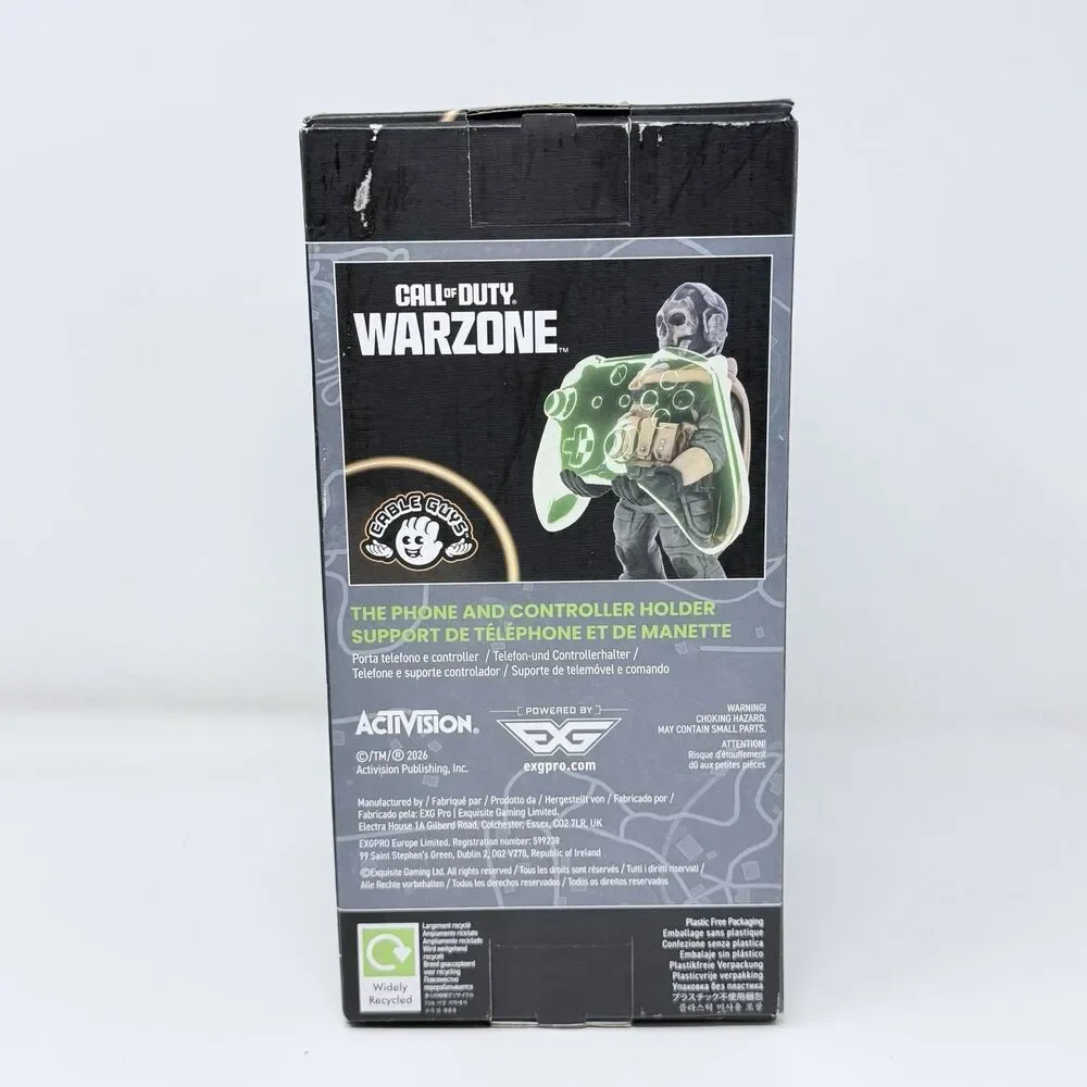 Call of Duty Warzone Ghost Cable Guys Controller Holder Phone Stand